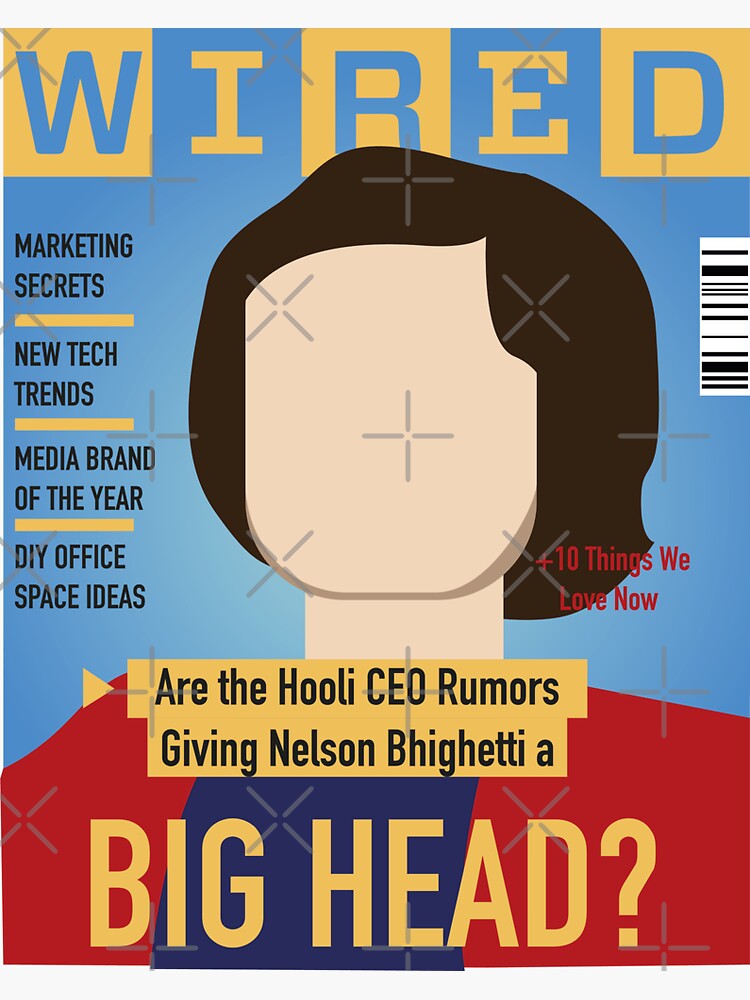 "Silicon Valley | Pied Piper | Big Head" Sticker for Sale by anujsindgi ...