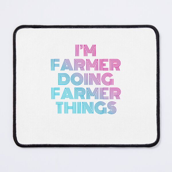 Item preview, I'm Farmer Doing Farmer Things Retro Neon designed and sold by SVPOD.