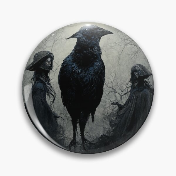 Item preview, OCCULT WITCH MAGIC RITUAL CROW designed and sold by WitchVision.