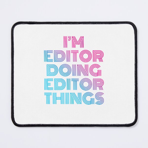 Item preview, I'm Editor Doing Editor Things Retro Neon designed and sold by SVPOD.