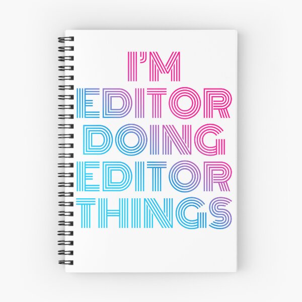 Item preview, I'm Editor Doing Editor Things Retro Neon designed and sold by SVPOD.