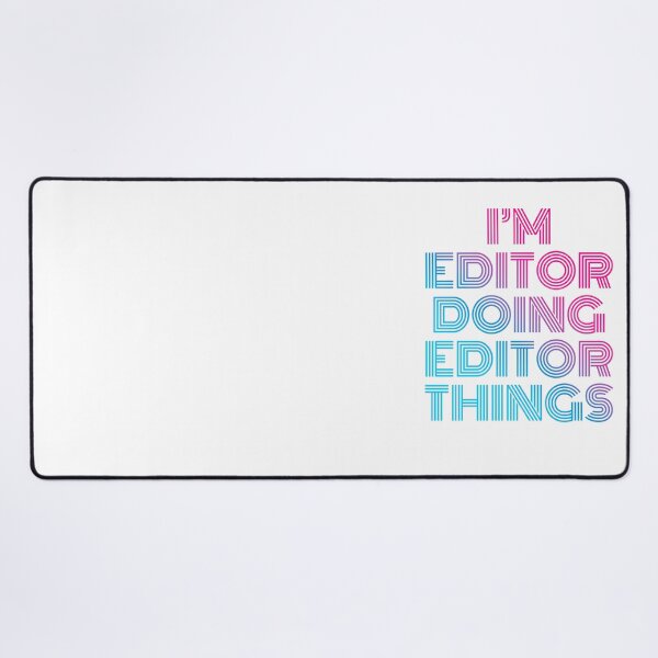 Item preview, I'm Editor Doing Editor Things Retro Neon designed and sold by SVPOD.