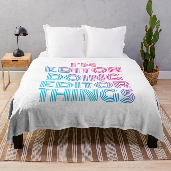 Item preview, I'm Editor Doing Editor Things Retro Neon designed and sold by SVPOD.