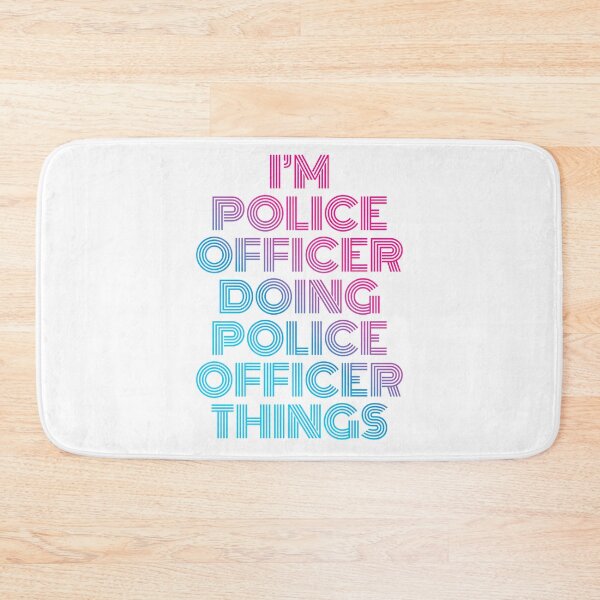 Item preview, I'm Police Officer Doing Police Officer Things Retro Neon designed and sold by SVPOD.