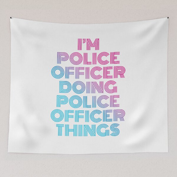 Artikelvorschau, Ich bin ein Polizist, der Polizisten-Sachen Retro Neon macht entworfen und verkauft von SVPOD.