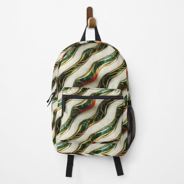 Item preview, Green gold red marble pattern, Intricate marbling pattern designed and sold by TreasuryOE.