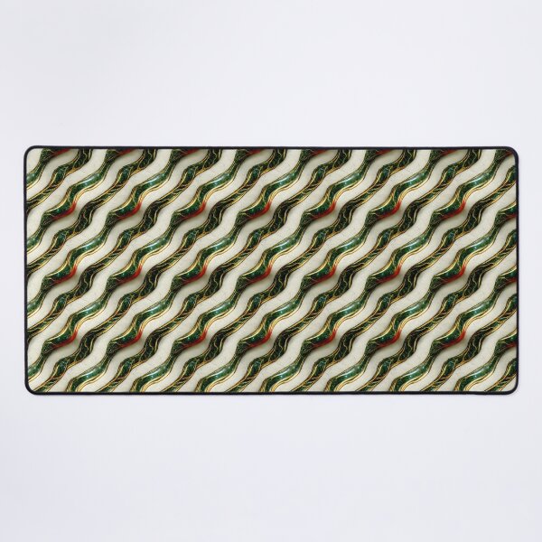 Item preview, Green gold red marble pattern, Intricate marbling pattern designed and sold by TreasuryOE.