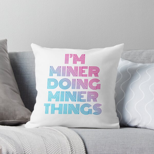 Item preview, I'm Miner Doing Miner Things Retro Neon designed and sold by SVPOD.