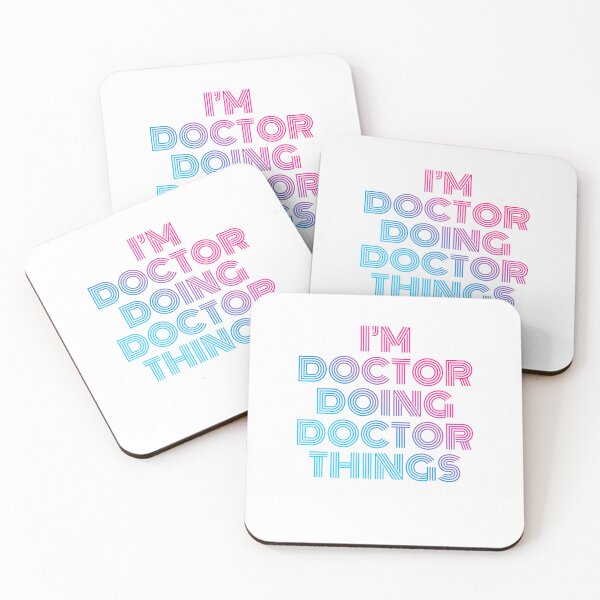 Artikelvorschau, Ich bin Doktor Doing Doctor Things Retro Neon entworfen und verkauft von SVPOD.