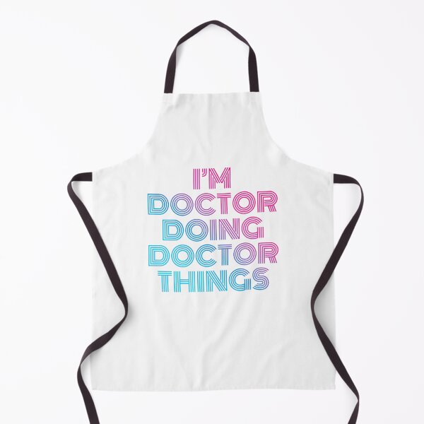 Artikelvorschau, Ich bin Doktor Doing Doctor Things Retro Neon entworfen und verkauft von SVPOD.
