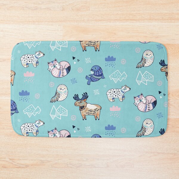 Item preview, Winter Animals Pattern designed and sold by Cutululu.