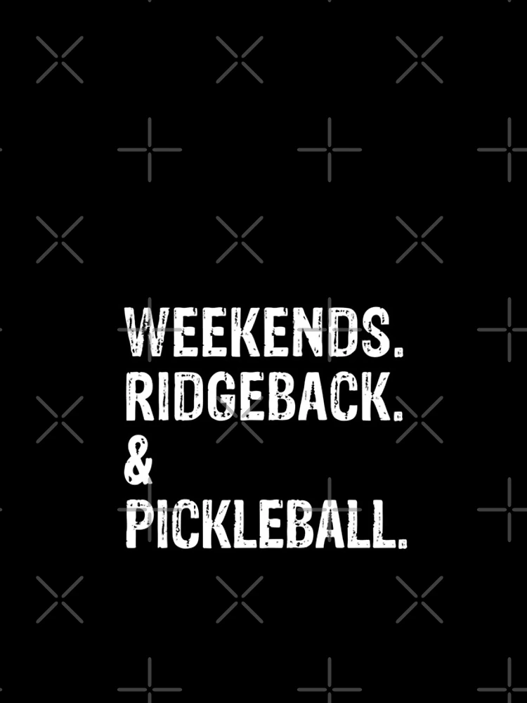 Thumbnail 4 of 4, iPhone Case, Weekends Ridgeback and Pickleball Funny Rhodesian Ridgeback Gift designed and sold by Guarddogdrive.