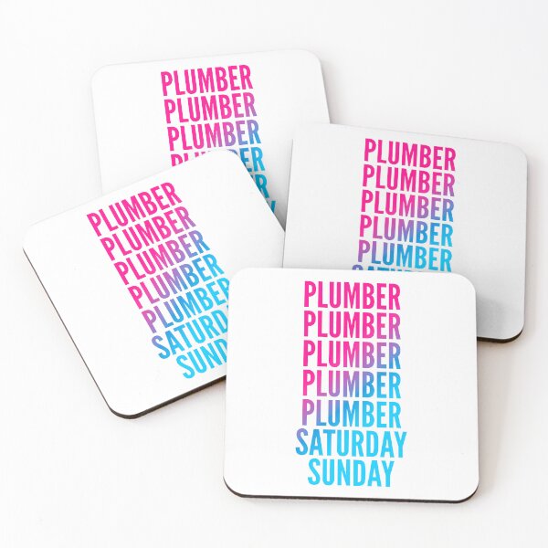Item preview, Plumber work week for Plumbers designed and sold by SVPOD.