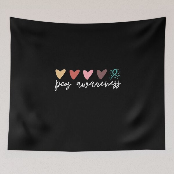 Item preview, Cute Hearts PCOS Awareness designed and sold by Ripper19.