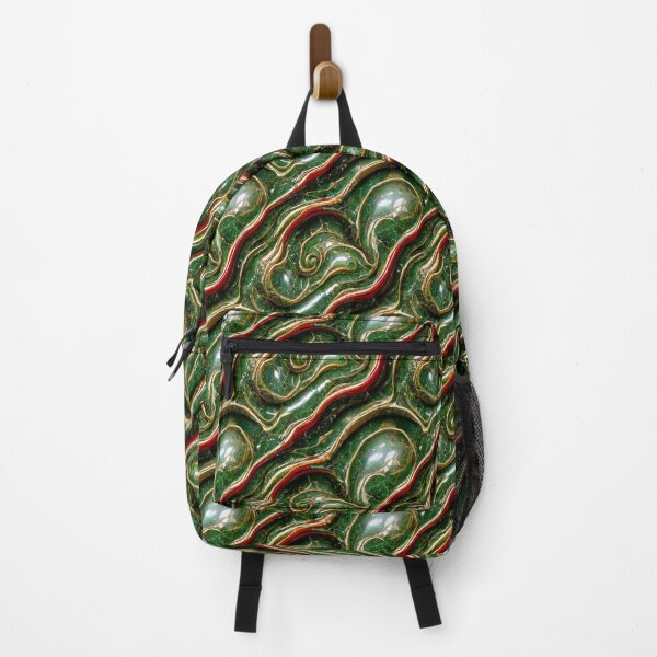 Item preview, Green gold red marble pattern, Intricate marbling pattern designed and sold by TreasuryOE.