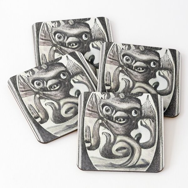 Item preview, Mythical Grotesque Marine Monster designed and sold by OddUnderground.
