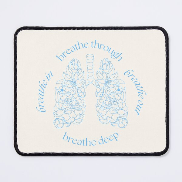 Item preview, breath through, breath out... ts midnights - minimalist floral lungs design designed and sold by cottagecorococo.