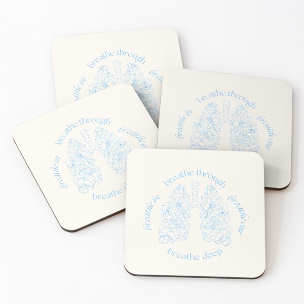 Item preview, breath through, breath out... ts midnights - minimalist floral lungs design designed and sold by cottagecorococo.