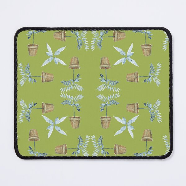 Item preview, Indigo plants pattern designed and sold by Lindyjo.