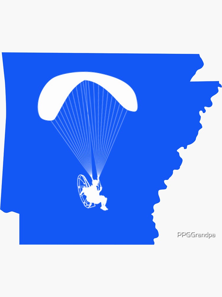 Paramotor Arkansas blue by PPGGrandpa