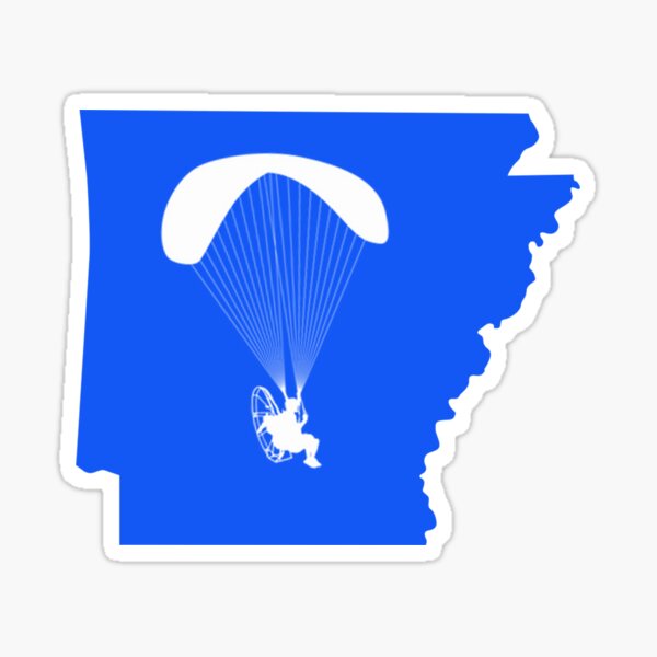 Paramotor Arkansas blue Sticker