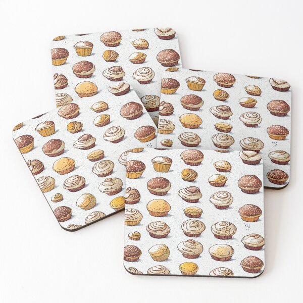 Item preview, Pattern of delicious muffins designed and sold by ArtlantisSyn.