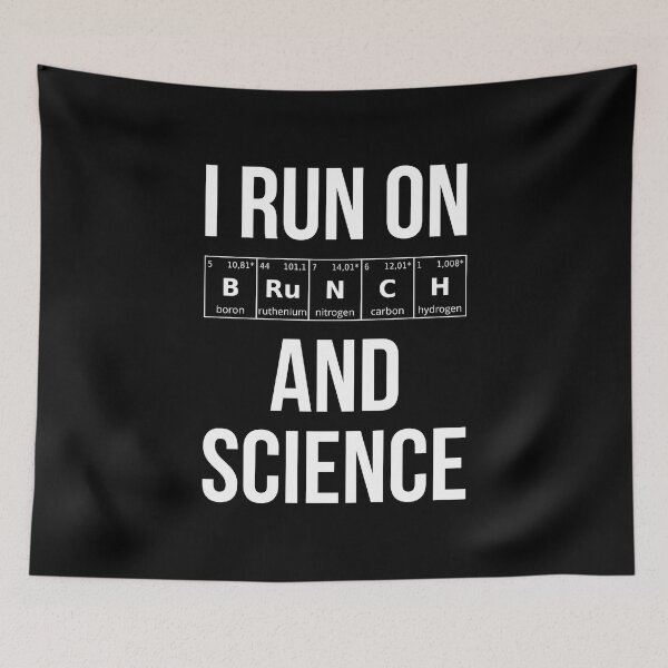 Item preview, I Run On Brunch And Science I designed and sold by Lemon Pepper.