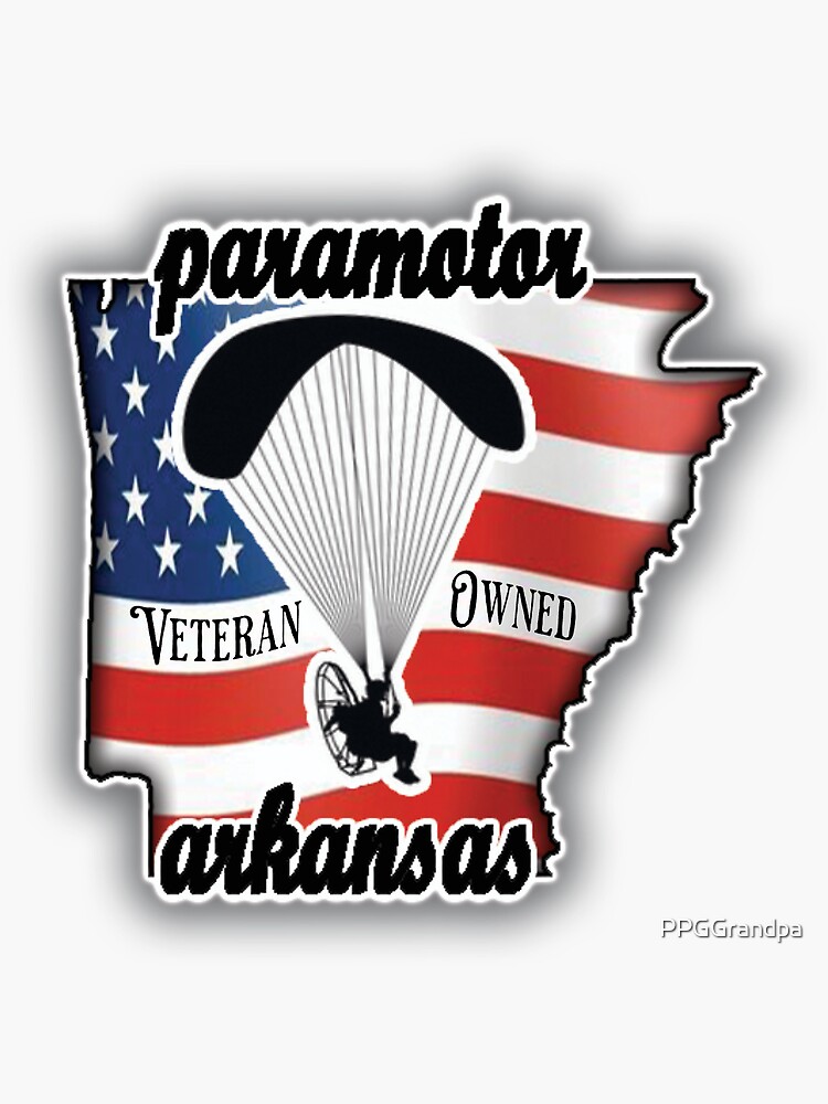 Paramotor Arkansas Veteran Owned 2022 logo by PPGGrandpa