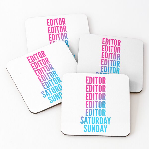 Item preview, Editor work week for Editors designed and sold by SVPOD.
