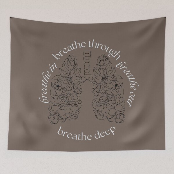 Item preview, Copy of breath through, breath out... ts midnights - minimalist floral lungs design 2 designed and sold by cottagecorococo.
