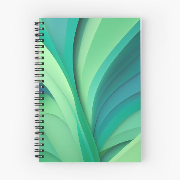 Item preview, Green waves abstraction   designed and sold by KOTOdesign.