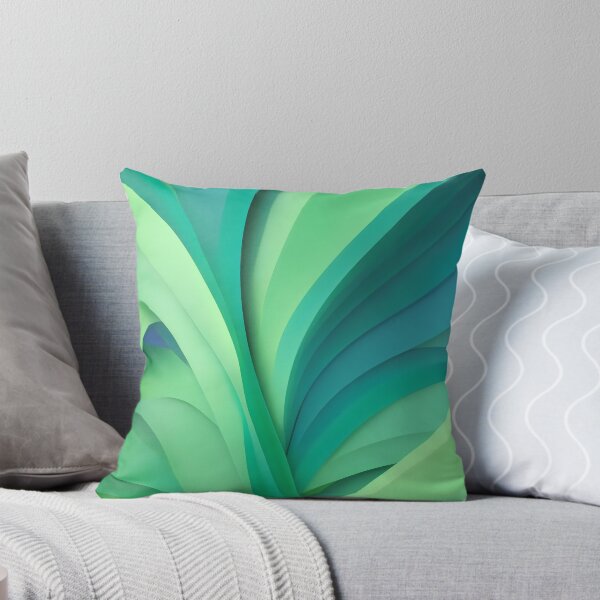 Item preview, Green waves abstraction   designed and sold by KOTOdesign.