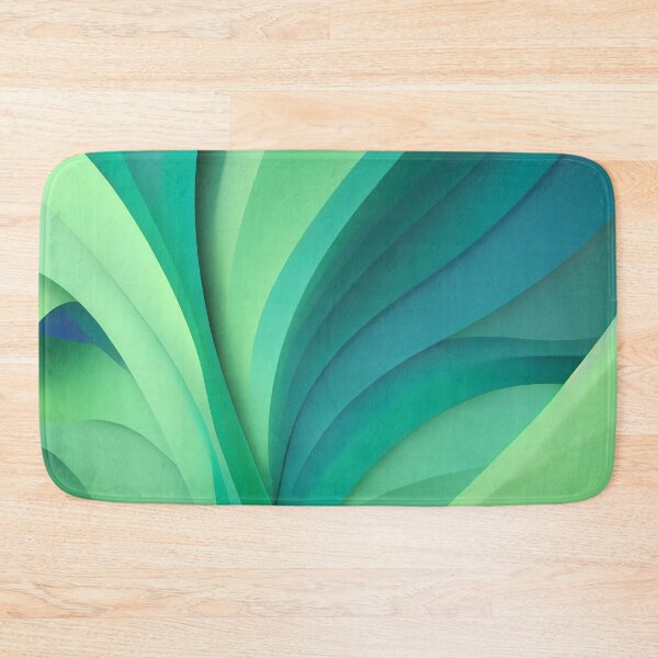 Item preview, Green waves abstraction   designed and sold by KOTOdesign.
