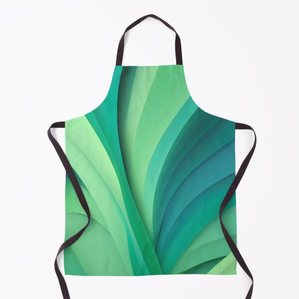 Item preview, Green waves abstraction designed and sold by KOTOdesign.