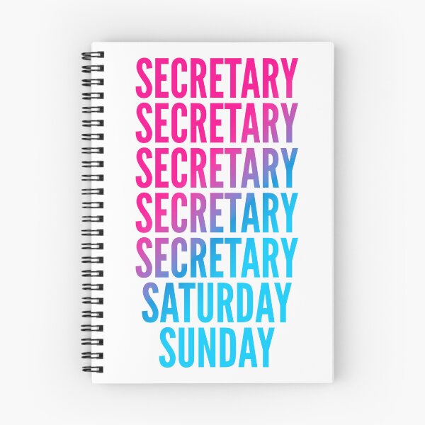 Item preview, Secretary work week for Secretarys designed and sold by SVPOD.