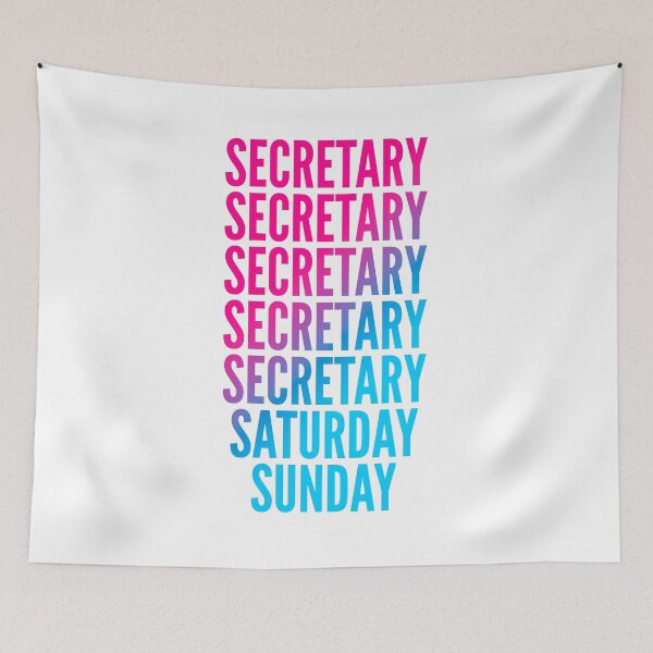Item preview, Secretary work week for Secretarys designed and sold by SVPOD.