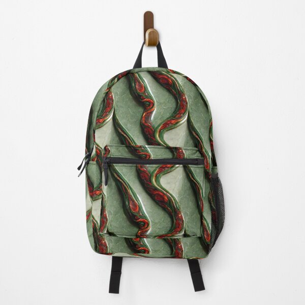 Item preview, Green gold red marble pattern, Intricate marbling pattern designed and sold by TreasuryOE.