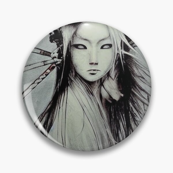 Item preview, Abstract samurai ghost designed and sold by PaintmareInk.