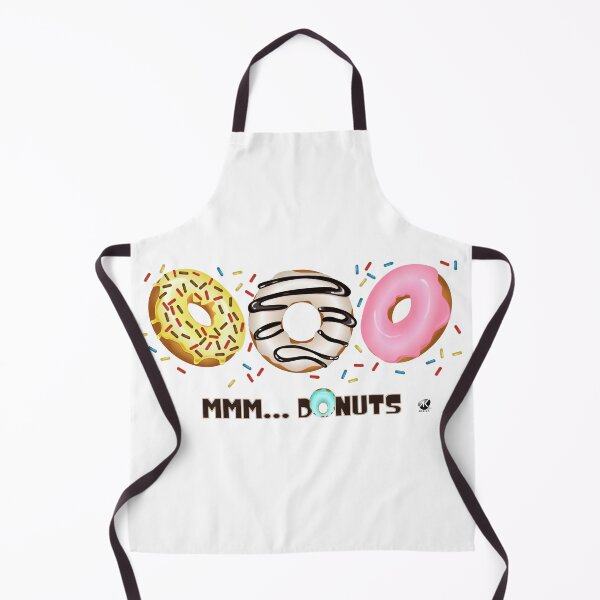 Item preview, Glazed donuts with sprinkles illustration with inscription designed and sold by Alexandra Kueny.