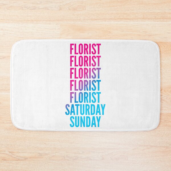Item preview, Florist work week for Florists designed and sold by SVPOD.
