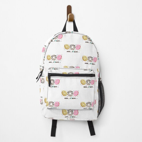 Item preview, Glazed donuts with sprinkles illustration with inscription designed and sold by Alexandra Kueny.