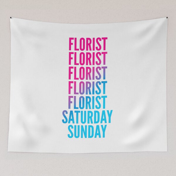 Item preview, Florist work week for Florists designed and sold by SVPOD.