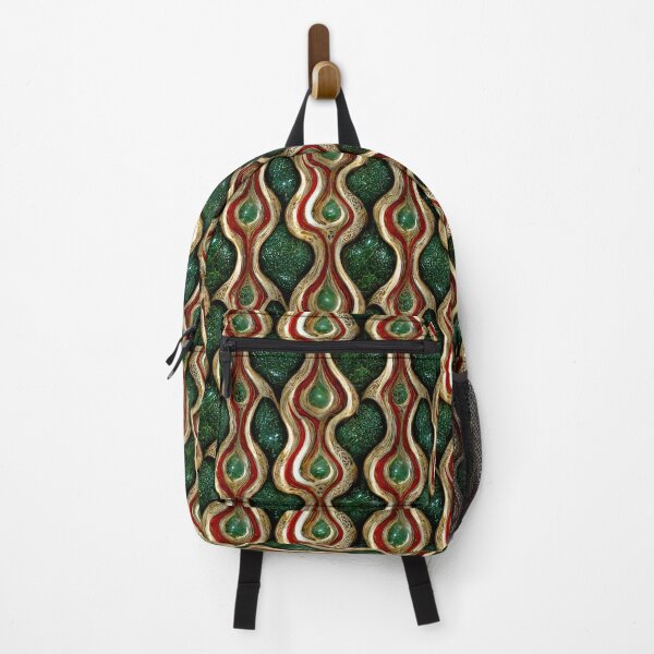 Item preview, Green gold red marble pattern, Intricate marbling pattern designed and sold by TreasuryOE.