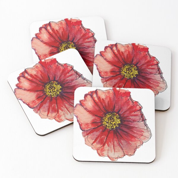 Item preview, Red Beautiful Flower designed and sold by Rebecca Seeman.