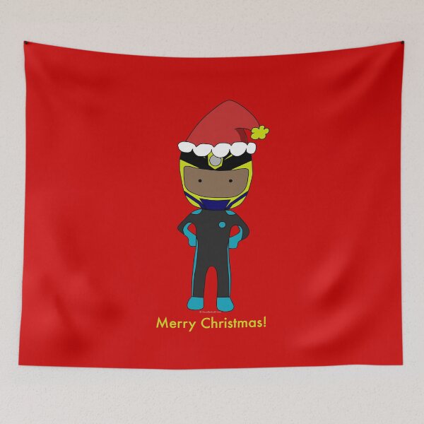 Item preview, Merry Christmas - Lewis - F1 2022 - DoodleAndDrive designed and sold by DoodleAndDrive.