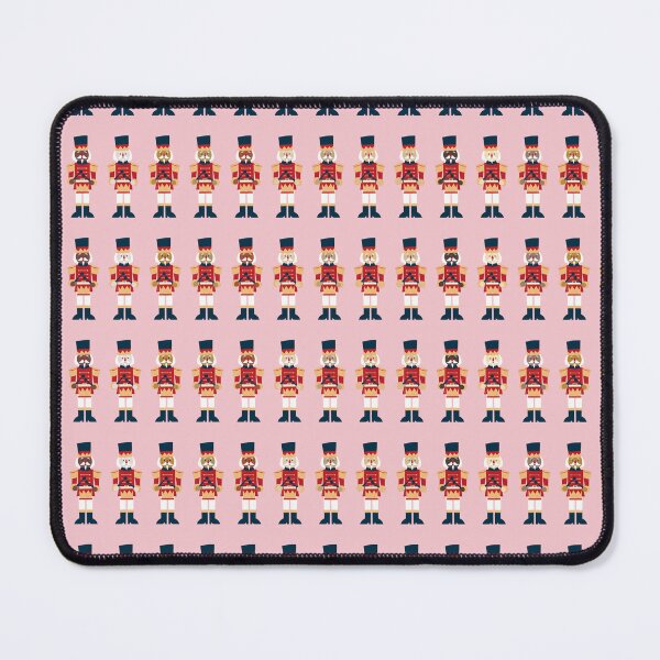 Item preview, International Nutcrackers on Pink - Graphic Christmas Holiday Design designed and sold by PaperViewStore.
