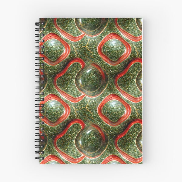 Item preview, Green gold red marble pattern, Intricate marbling pattern designed and sold by TreasuryOE.
