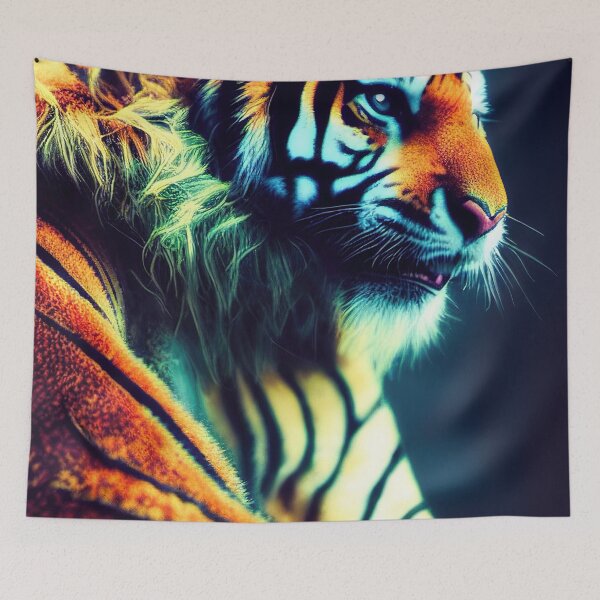 Item preview, Beautiful alpha tiger portrait designed and sold by RK - Shop.