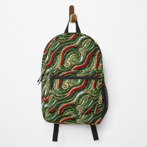 Item preview, Green gold red marble pattern, Intricate marbling pattern designed and sold by TreasuryOE.