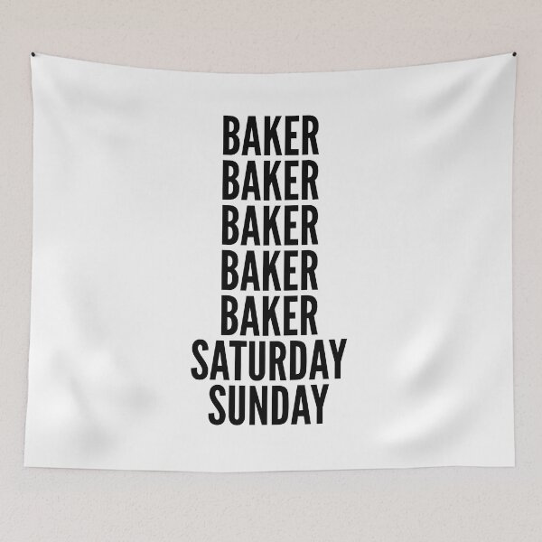 Item preview, Baker funny workweek for Bakers designed and sold by SVPOD.
